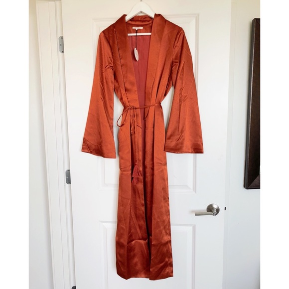 Tularosa Lani Robe Bronze NWT S & M - Picture 3 of 7